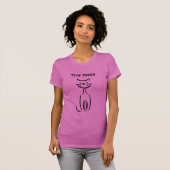 De baas siamese T-Shirt kat dames (Voorkant volledig)