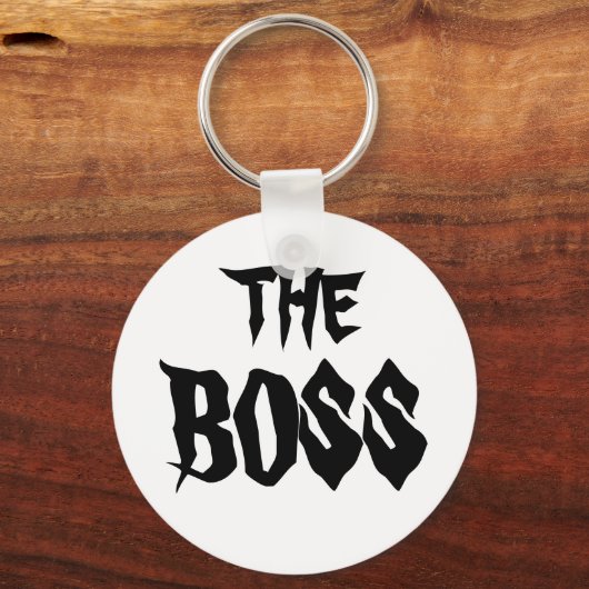De baas sleutelhanger (Voorkant)