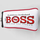 De baas Trinidad en Tobago Golfheadcover (Voorkant)