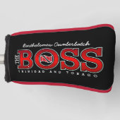 De baas Trinidad en Tobago Golfheadcover (Voorkant)