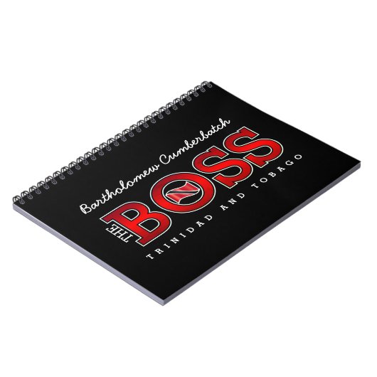 De Baas Trinidad en Tobago Notitieboek (Linkerzijde)