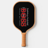 De Baas Trinidad en Tobago Pickleball Paddle (Achterkant)