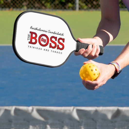 De Baas Trinidad en Tobago Pickleball Paddle (Insitu)