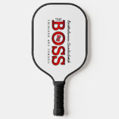 De Baas Trinidad en Tobago Pickleball Paddle (Achterkant)