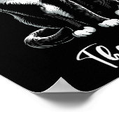 De Baas Tuxedo Kat Liefhebber Kitten Tuxedo Kat Ei Poster (Hoek)