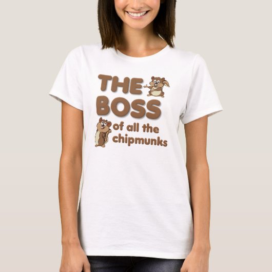 De Baas Van Alle Wangzangers Grappige T-Shirt (Voorkant)
