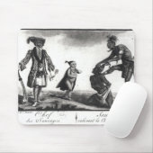 De baas van de Savages die zijn vijand aan het uit Muismat (Met muis)