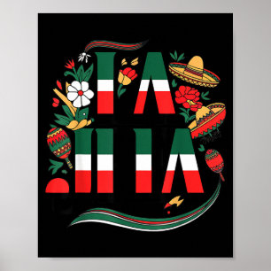 De baas vijf mei grappige Mexicaanse moeder moeder Poster