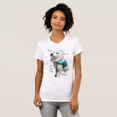 De baas zegt: "Ik ben de baas van mijn eigen licha T-shirt (Voorkant volledig)