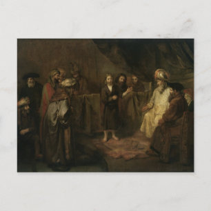 De Baby Christus in de tempel Briefkaart