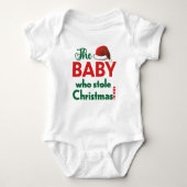 De Baby die kerst heeft gestolen Romper (Voorkant)