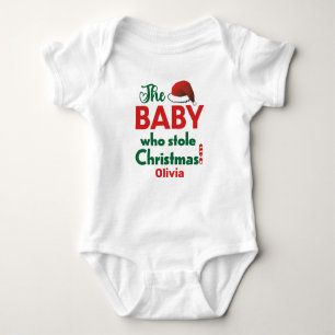 De Baby die kerst stal met Baby-naam Romper