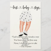 De baby eerste Stappen citeert Stationery Briefpapier (Voorkant)