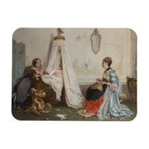 De Baby is Slapen (door Gerolamo Induno)