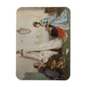 De Baby is Slapen (door Gerolamo Induno) Magneet (Verticaal)