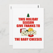 De Baby kazen Briefkaart (Voorkant / Achterkant)