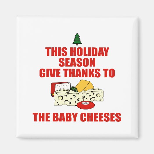 De Baby kazen Magneet (Voorkant)