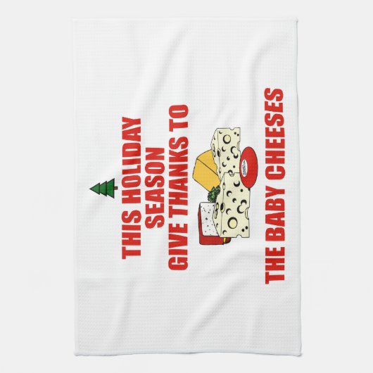 De Baby kazen Theedoek (Verticaal)