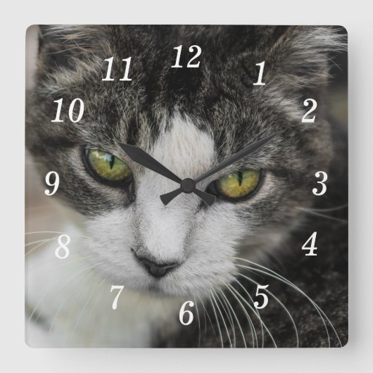 De Baby look wandklok (Voorkant)