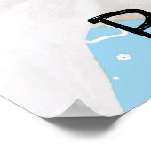 De Baby Pacificeren | Hilarisch Baby shower Poster (Hoek)