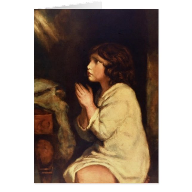 De Baby Samuel in Prayer door Joshua Reynolds (Voorkant)