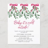 De Baby van de begroting het is Koude Buiten Baby (Voorkant)