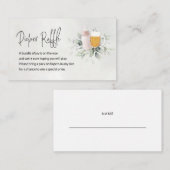 De Baby van de Kaart van de Diaper Raffle Enclosur (Voorkant / Achterkant)