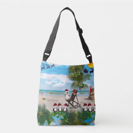De Baby van de Kerst van de zomer op het herhaalde Crossbody Tas