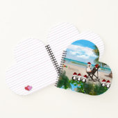 De Baby van de Kerst van de zomer op het herhaalde Notitieboek (Binnen)