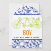 De Baby van de Limoen van Retro maakt drie Baby sh Kaart (Achterkant)