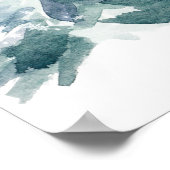 De Baby van de winter is koud buiten welkom Poster (Hoek)