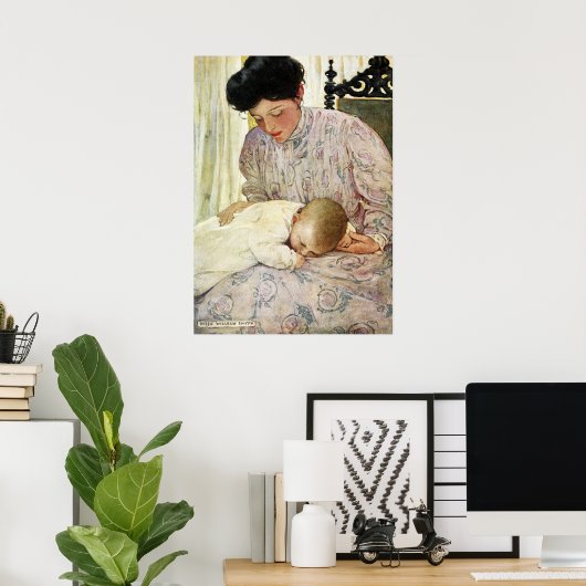 De Baby van Jessie Willcox Smith Poster (Thuiskantoor)