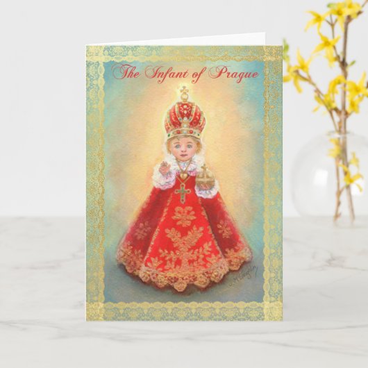 De Baby van Praag van Jenny McLaughlin Kaart (Gele Bloem)