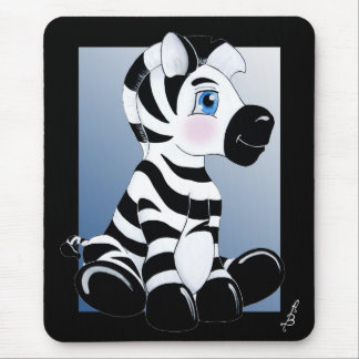 De Baby Zebra wordt gestript Muismat