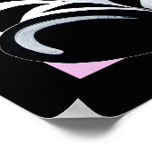 De Baby Zebra wordt gestript Poster (Hoek)