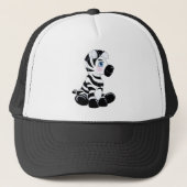 De Baby Zebra wordt gestript Trucker Pet (Voorkant)