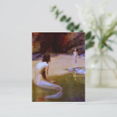 DE BABY (zeemeermin) ~ Briefkaart (Staand voorkant)