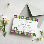 De babyborrel uitnodiging "De hongerige rups"