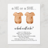 De babykleding van de begroting die ze onthult (Voorkant)