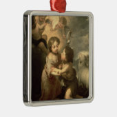 De baby's Christus en John de Baptist Metalen Ornament (Rechts)