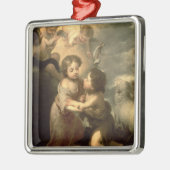 De baby's Christus en John de Baptist Metalen Ornament (Links)