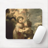 De baby's Christus en John de Baptist Muismat (Met muis)