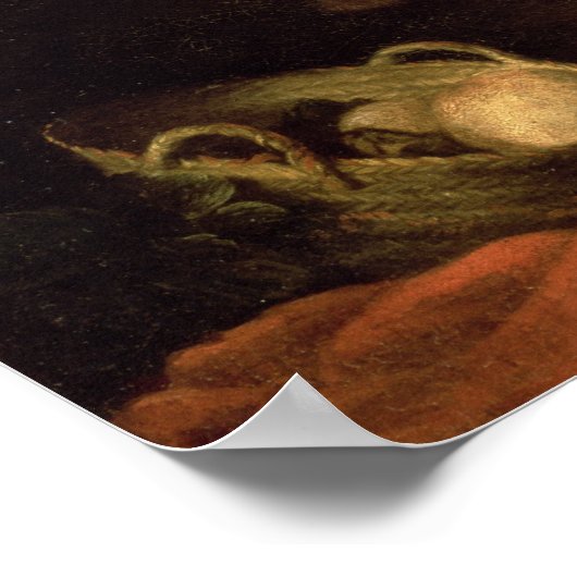 De baby's Christus en John de Baptist Poster (Hoek)