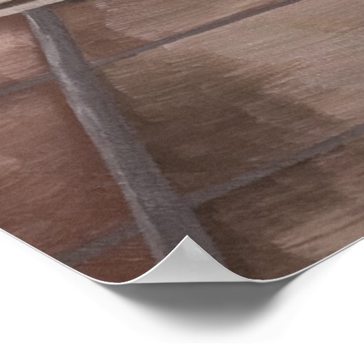 De baby's drukken poster (Hoek)