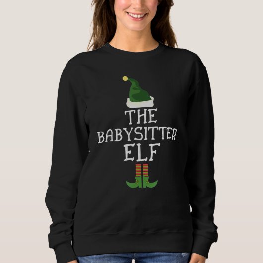 De Babysitter Elf-kerstkostuum Trui (Voorkant)