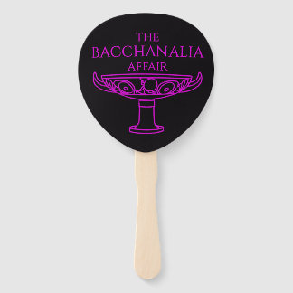 De Bacchanalia Affair-fans Handwaaier
