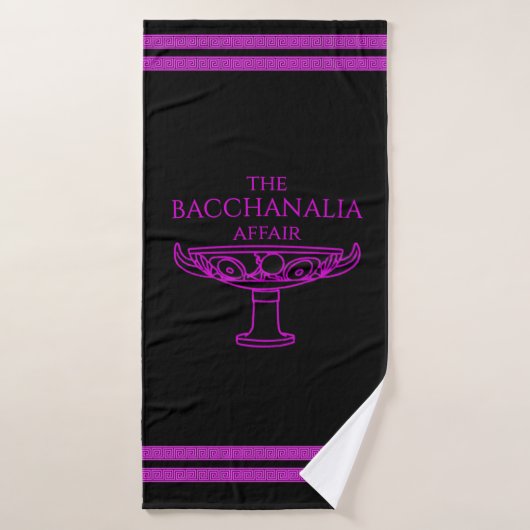De Bacchanalia Affaire handdoek (Badhanddoek)