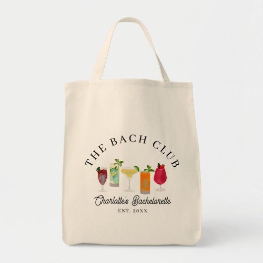 De Bach Club Bachelorette Bruidsmeisje Gift Tote Bag (Voorkant)