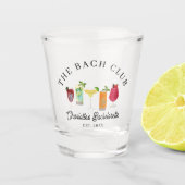 De Bach Club Bachelorette Cocktailparty Dranken Shot Glas (Voorkant)