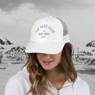 De Bach Club Blue Custom Crest Bachelorette Trucker Pet